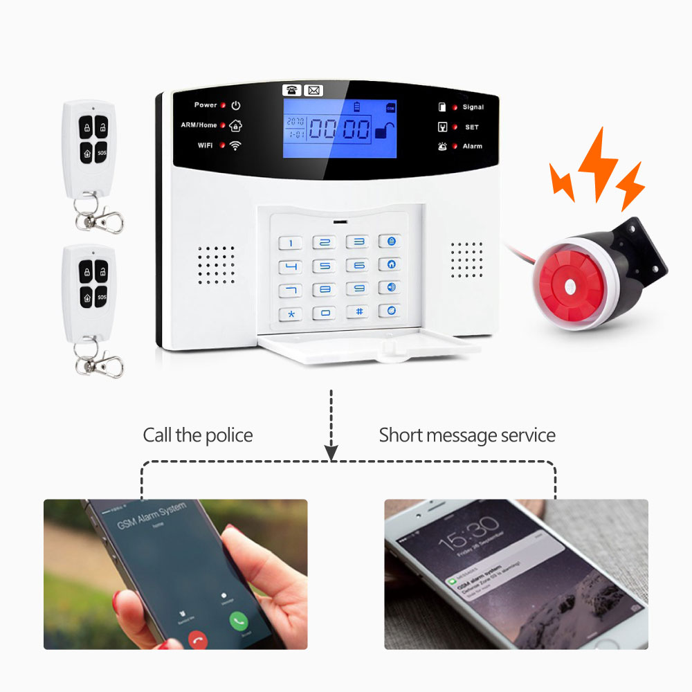 Wireless smart best sale security alarm system